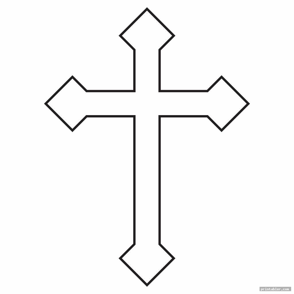 Эскиз маленький крест