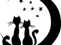Трафареты котов для вырезания