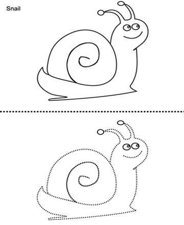 Улитка силуэт