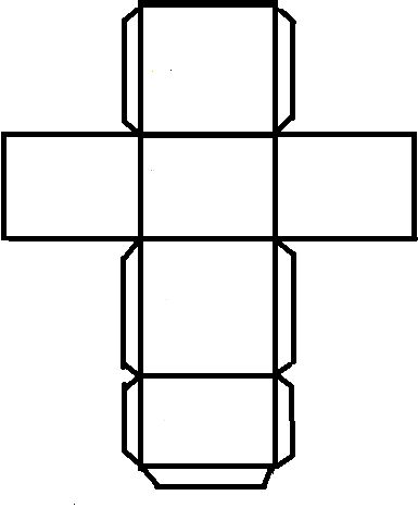 Распечатать шаблон параллелепипеда. Четырехугольная Призма развертка. Развертка Куба 5 на 5. Четырехугольная Призма схема. Четырехгранная Призма развертка.