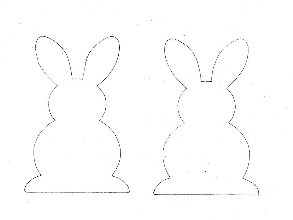 Шаблон пасхального зайца. Трафарет зайца для вырезания из бумаги. Пасхальный кролик для вырезания. Фигура зайца для вырезания. Форма зайчика для вырезания.