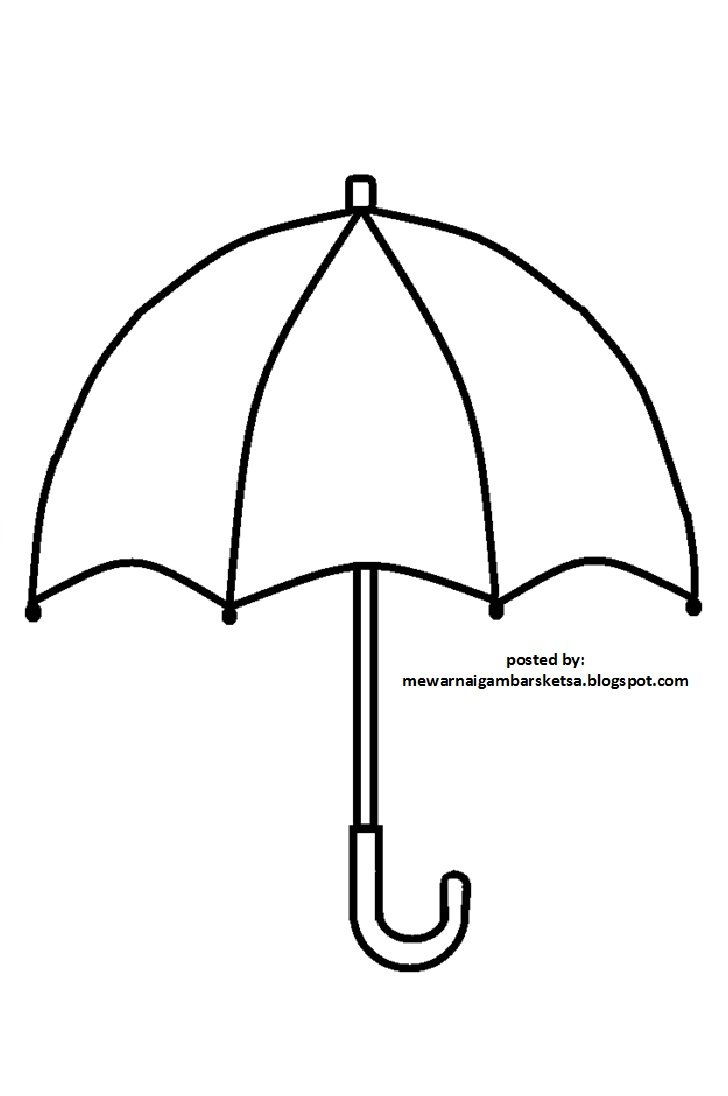 Зонт трафарет