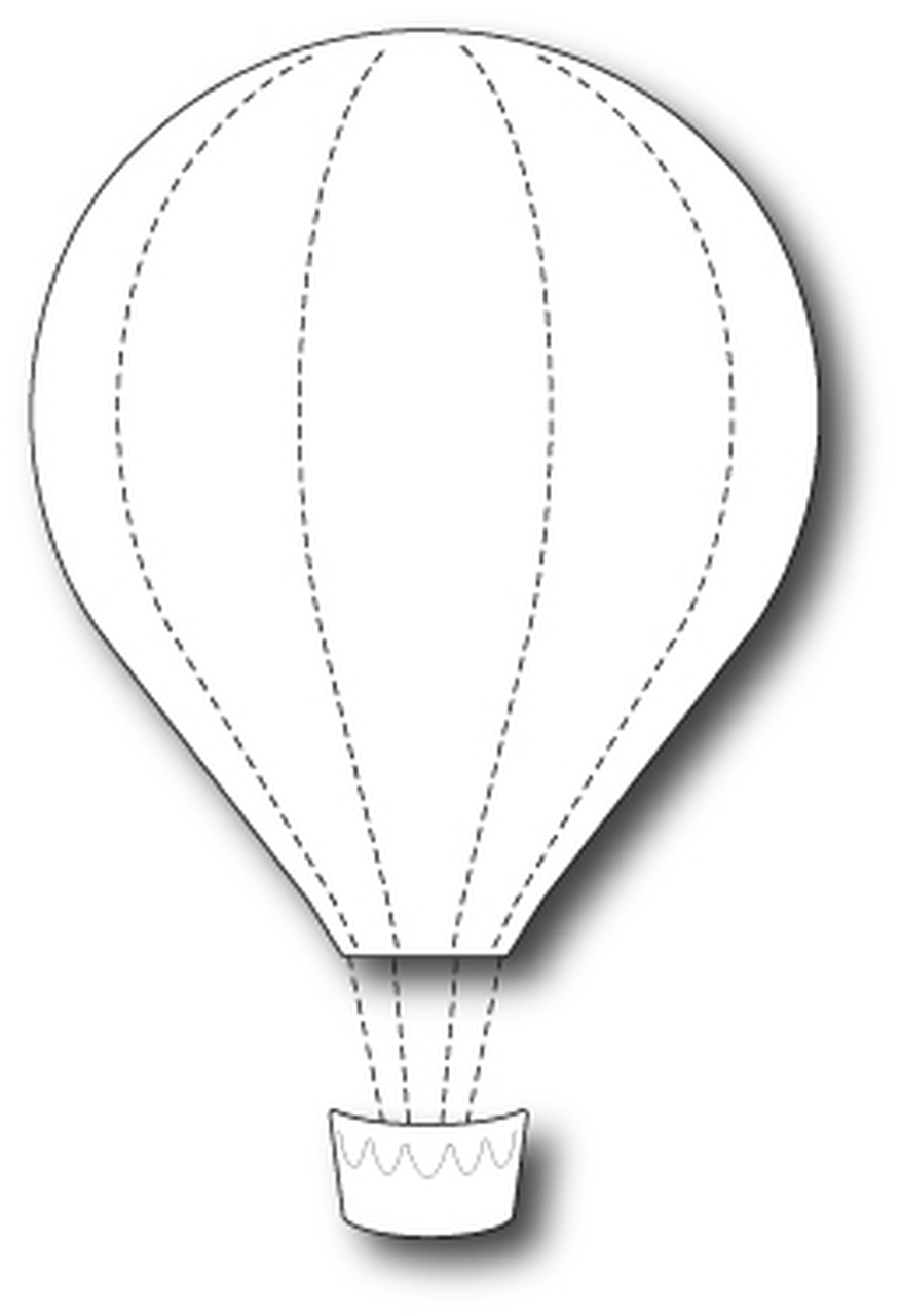 Шаблон шар из бумаги распечатать. Воздушный шар с корзиной трафарет. Лекало для воздушного шара. Объемный воздушный шар. Воздушный шар трафарет для аппликации.