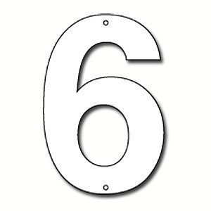 Цифра 6 трафарет для торта