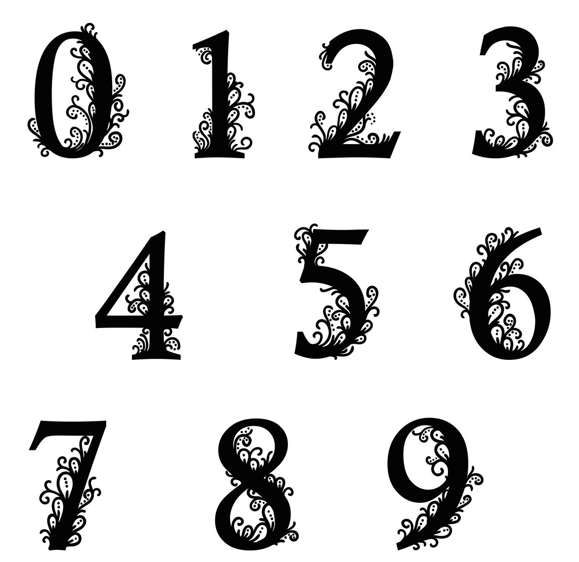 Цифра 1 шрифты. Красивые цифры. Цифры эскиз. Красивые цифры для тату. Шрифты цифр.