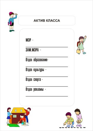 Актив класса схема