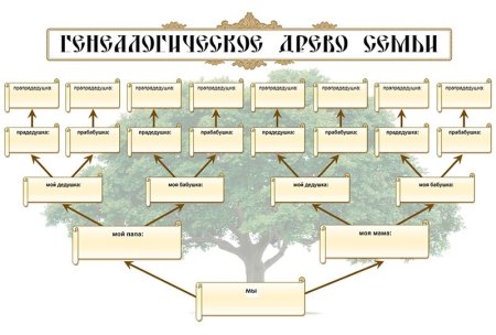 Геологическое Древо семьи