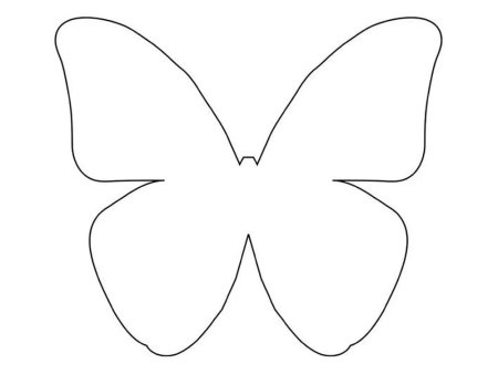 Трафареты бабочки