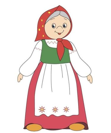 Бабушка рисунок