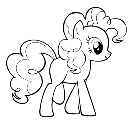 My little Pony Coloring Pinkie pie