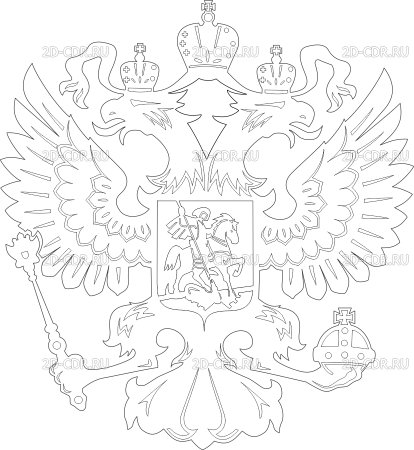 Двуглавый Орел из листового металла