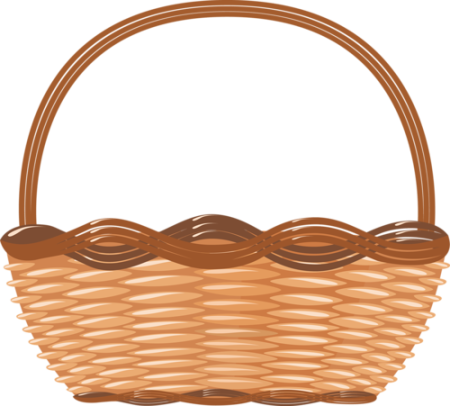 Корзинка раскраска