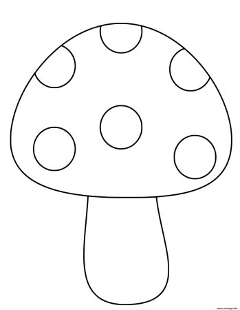 Шаблон гриб (48 фото)