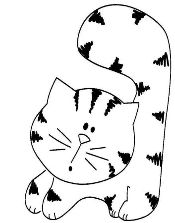 Аппликация "котик"