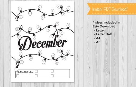 Трекер настроения Bullet Journal
