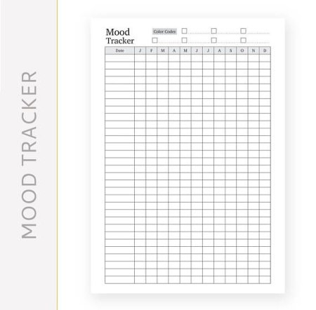 Mood Tracker для ежедневника