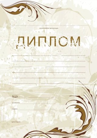Диплом макет