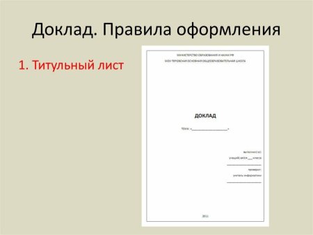 Реферат титульный лист ГОСТ 2021
