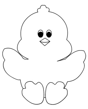 Аппликация цыпленок