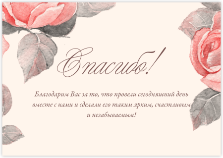 Спасибо за покупку