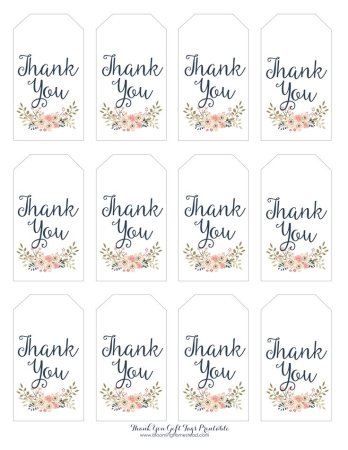 Открытки thank you
