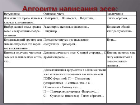 Как правильно писать эссе пример