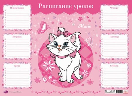 Расписание уроков для деы