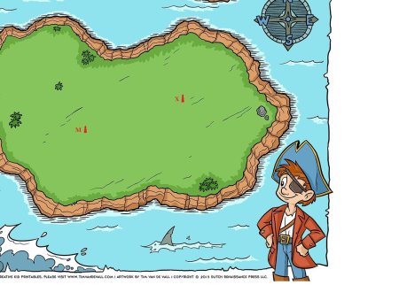Карта для пиратов для игры