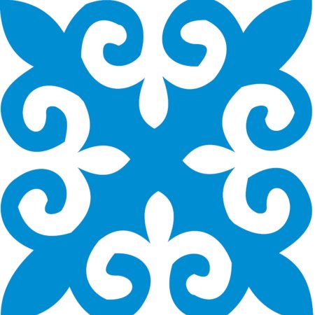 Казахский орнамент Кошкар Мүйіз
