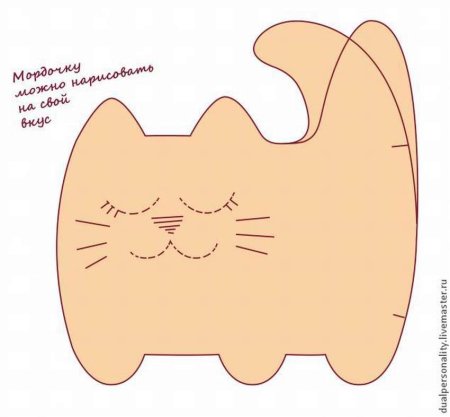 Выкройка кота