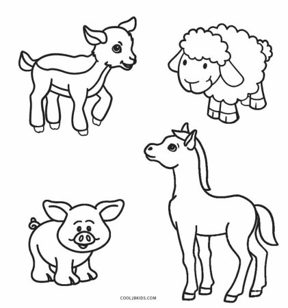 Корова раскраска