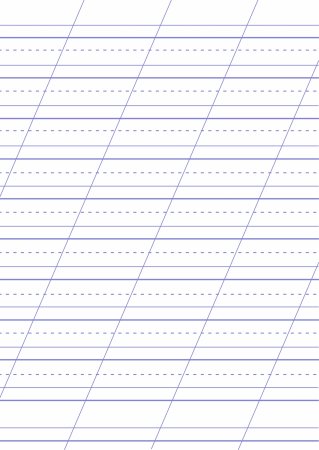 Разлиновка косая линия а4