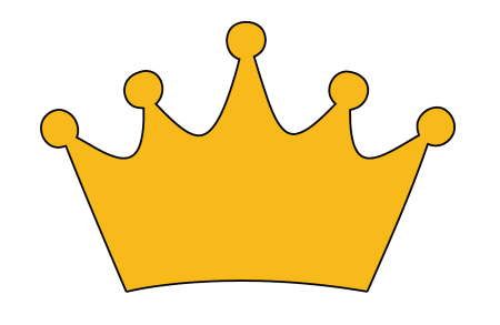 Корона трафарет