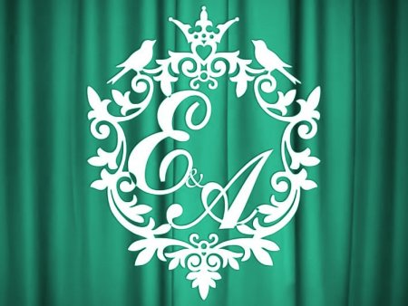 Инициалы на свадьбу