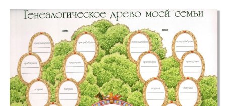 Пустое дерево для родословной