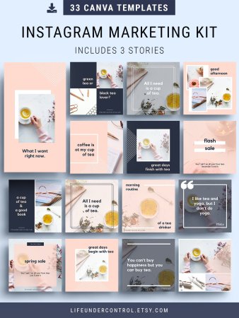Canva шаблоны для Инстаграм