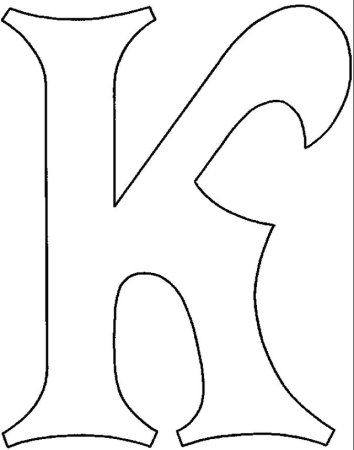 Шаблон буквы для вырезания каждая буква отдельно (48 фото)