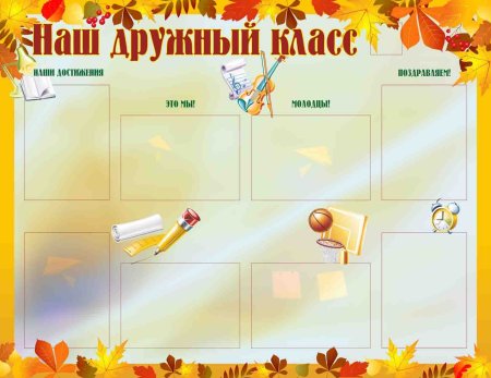 Наш класс уголок класса
