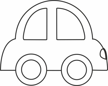 Машина раскраска для малышей