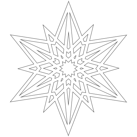 Снежинки для вырезания