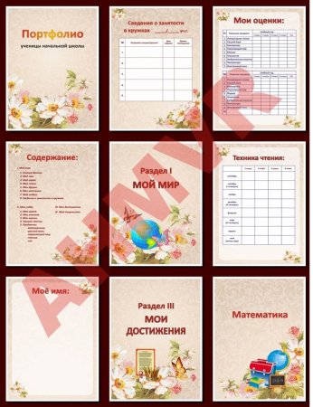 Портфолио ученика