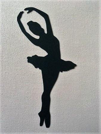 Аппликация балерина