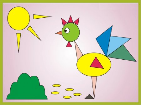 Фигурки из геометрических фигур для дошкольников