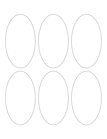 Овал 7 на 5 см