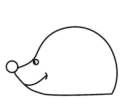 Ежик из крупы