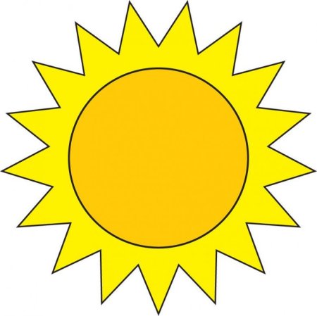 Аппликации солнце