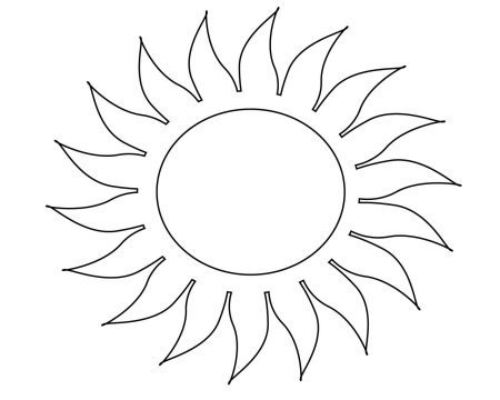 Солнце улыбается