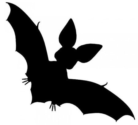 Шаблон летучая мышь рисунок на хэллоуин (49 фото)
