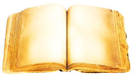 Раскрытая старинная книга