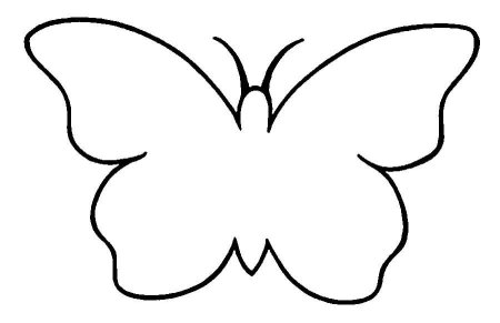 Шаблон бабочка для аппликации (46 фото)